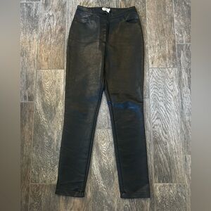 Nadine Klein PU leather slim pants